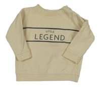 Béžová mikina s nápisom Nutmeg