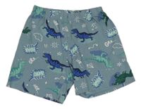 Šedomodré pyžamové kraťasy s diny H&M