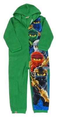 Zelená fleecová kombinéza s kapucí - Lego Ninjago