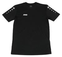 Čierne športové tričko s logom JAKO
