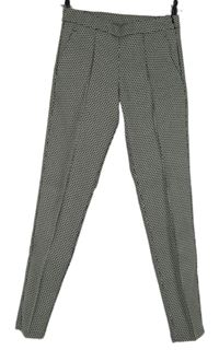 Dámské bílo-černé vzorované tregíny Esmara 