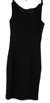 Dámske čierne púzdrové šaty