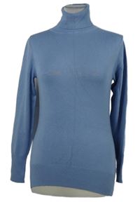 Nové - Dámsky svetlomodrý ľahký svetrový rolák