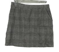 Dámska čierno-ružová kockovaná sukňa Next