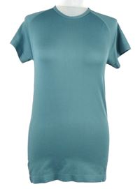 Dámske modrošedé športové funkčné tričko Workout