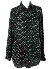 Dámská černo-květovaná halenka H&M