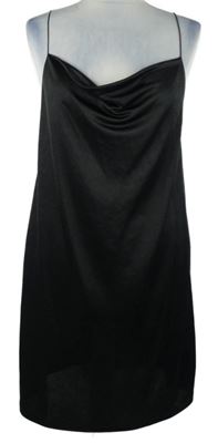 Nové - Dámske čierne šaty s vodou Zara