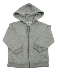 Svetlosivá prepínaci mikina a kapucňou H&M