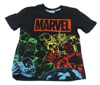 Černé tričko s Avengers Marvel