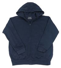 Tmavomodrá prepínaci mikina s kapucňou zn. Primark