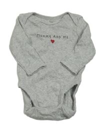 Sivé body s nápisom H&M