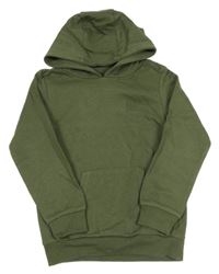 Khaki mikina s kapucňou Matalan
