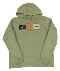 Světlekhaki s potiskem a kapucí Jack & Jones