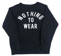 Čierna mikina s nápisom Primark
