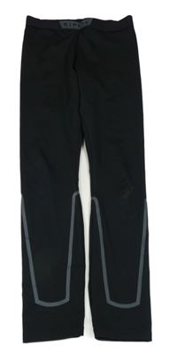 Černé spodní kalhoty Kipsta