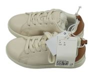 Nové - Pudrové koženkové botasky H&M vel. 29