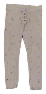 Světlefialové žebrované legíny s vílami Next 