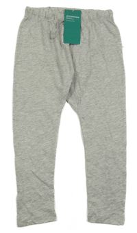 Nové - šedé melírované lehké tepláky H&M