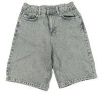 Sivé melírované rifľové kraťasy Denim Co.