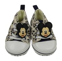 Béžovo-biele cápačky s Mickeym Primark vel.18
