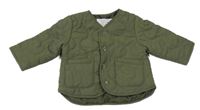 Khaki šušťáková prešívaná ľahká zateplená bunda Primark