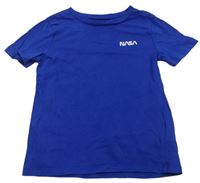 Kobaltově modré tričko Nasa H&M