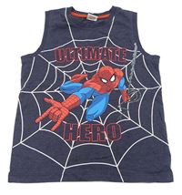 Tmavomodré tielko so Spider-manem George