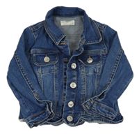 Tmavomodrá rifľová bunda Breeze