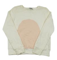 Smetanovo-broskvová mikina JBC