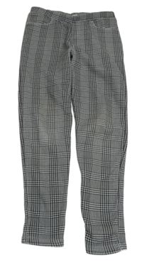 Sivo-biele kockované tregíny Y.F.K.