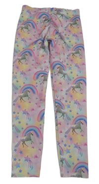 Barevné vzorované legíny s jednorožci George