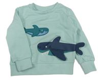 Svetlomodrá mikina so žralokmi Lily & Dan