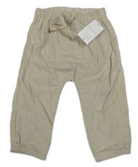 Nové - Béžové podšité menšestrové nohavice Matalan