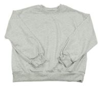 Sivá melírovaná mikina