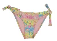 Farebné vzorované plavkové nohavičky s kvietkami