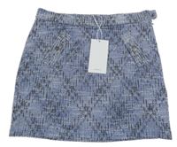 Nové - Modro-čierna vzorovaná sukňa Name it