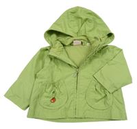 Svetlozelená šušťáková jarná bunda s kapucňou Impidimpi