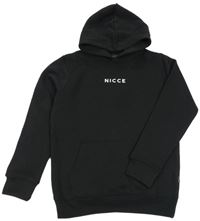 Čierna mikina s logom a kapucňou Nicce