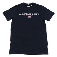Tmavomodré tričko s logom U.S. Polo Assn