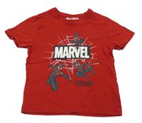 Tmavočervené tričko se Spider-many PRIMARK