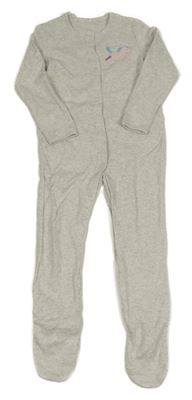 Svetlosivý melírovaný overal s jednorožcom George