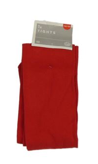 Nové - červené punčocháče C&A