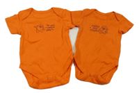 Tmavooranžové body s Tazem George