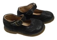 Čierne koženkové poltopánky  MG BABY vel. 22