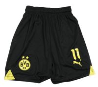 Černo-žluté sportovní fotbalové kraťasy BVB a číslem PUMA