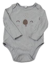 Šedé melírované body s koalou SHEIN