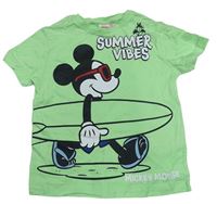 Zelenkavé tričko s Mickeym Primark