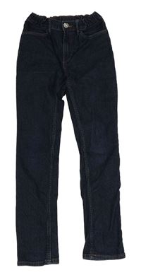 Tmavomodré skinny fit rifle H&M