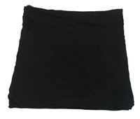 Čierna elastická sukňa