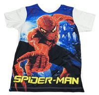 Modro-červeno-biele tričko so Spidermanem Disney